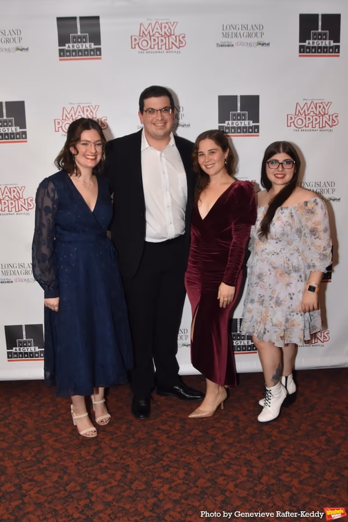 Kathryn Ronan, Daniel Vaughn, Kellian Frank and Victoria Clark at 