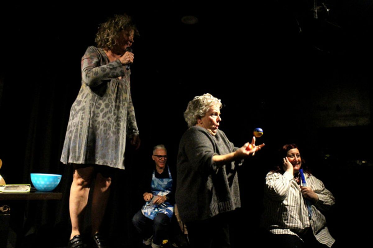 L-R Connie Perry, John Munnelly, Bridget Knapp, Evie Aronson; Photo Courtesy of Roberto Tobar at 