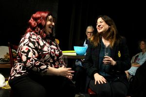 L-R Evie Aronson, John Munnelly, Nannette Deasy; Photo Courtesy of Roberto Tobar Photo