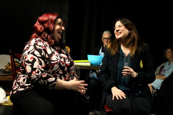 L-R Evie Aronson, John Munnelly, Nannette Deasy; Photo Courtesy of Roberto Tobar Photo