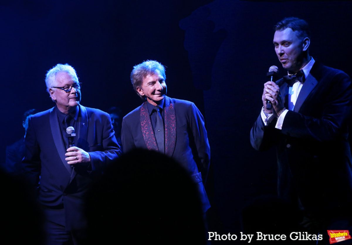 Bruce Sussman, Barry Manilow and Warren Carlyle at 