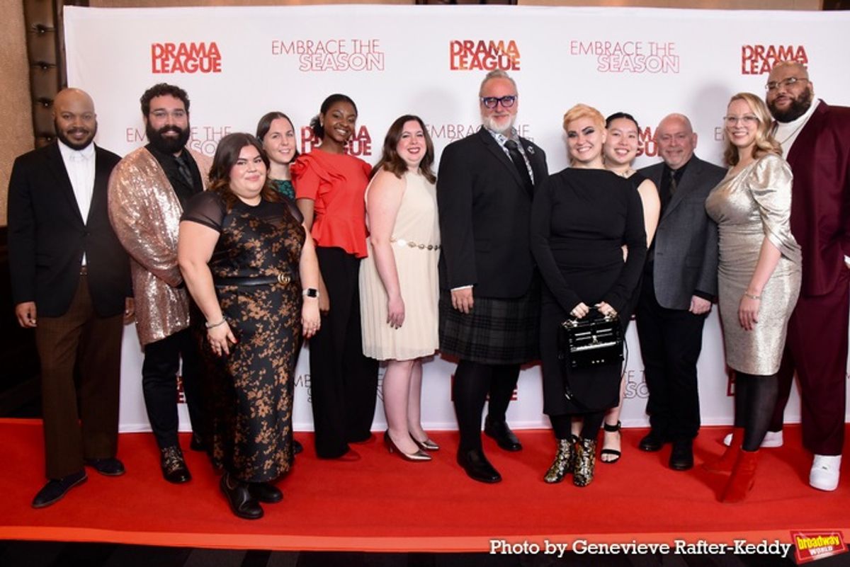 Drama League Staff-Rashad T. Bailey, Andrew Coopman, Maralyn Quinones-Stead, Anna Evtushenko, Lake Sims-Winfrey, Helen O'Rourke, Gabriel Stelian-Shanks, Olivia Rogan, Bernadette Norman, Mike Teele, Bevin Ross and Nilan at 