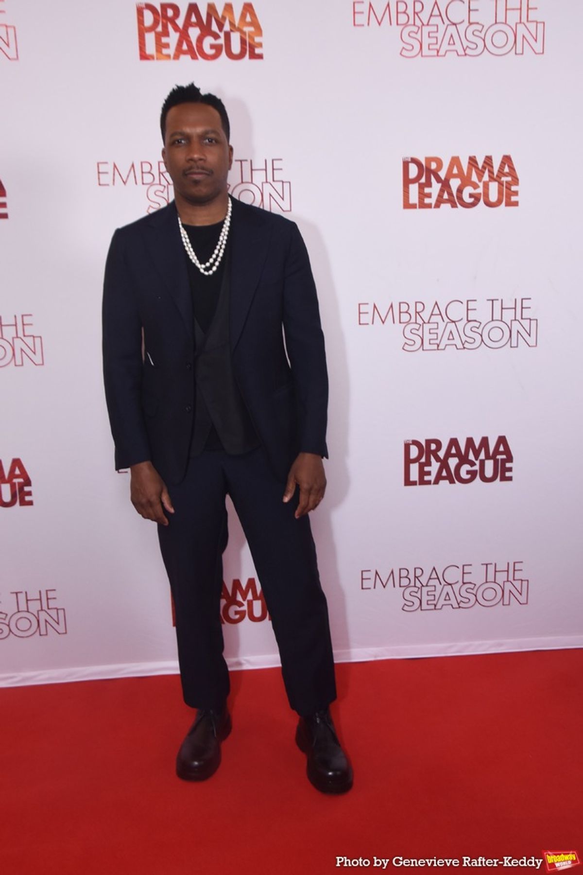 Leslie Odom Jr. at Photos: On the Red Carpet for the Drama League's Embrace the Season Gala