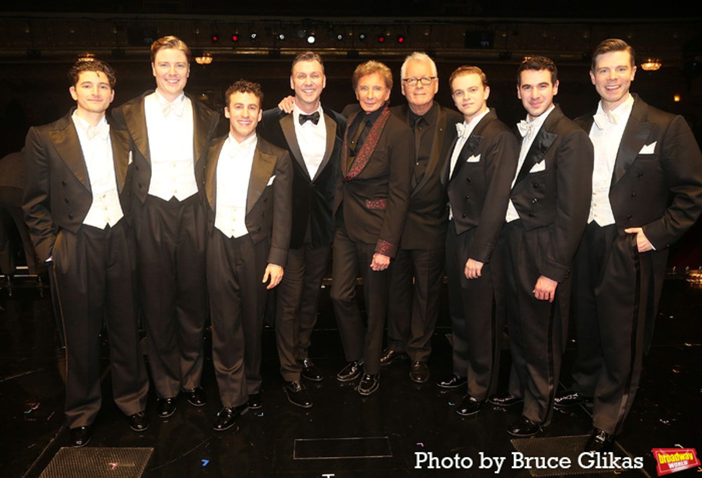 Exclusive: Backstage with Barry Manilow & Cast at HARMONY on Opening Night  Image