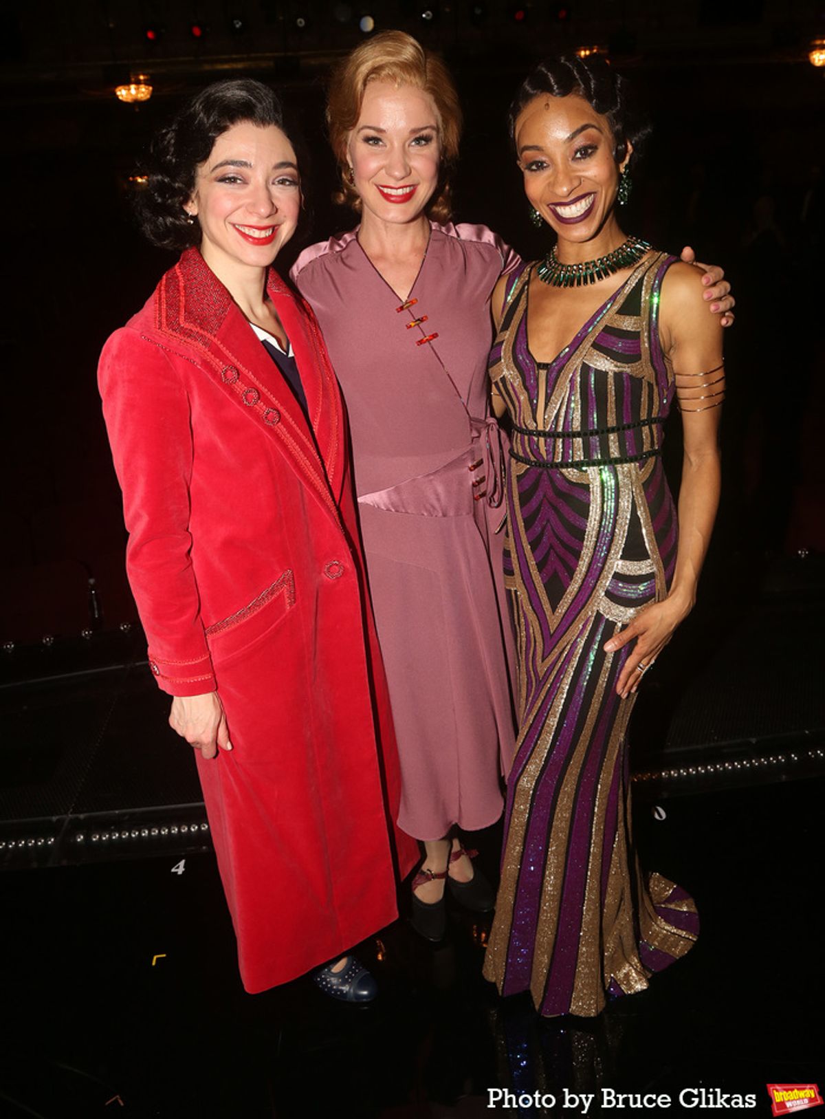 Julie Benko, Sierra Boggess and Allison Semmes at 