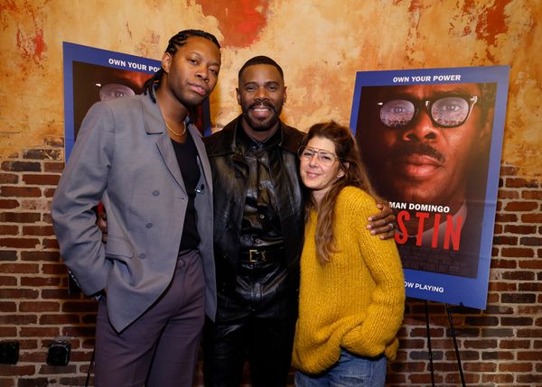 Jeremy O. Harris, Colman Domingo, and Marisa Tomei Photo