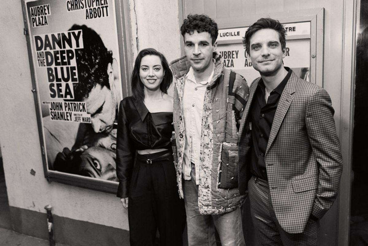 Aubrey Plaza, Christopher Abbott and Jeff Ward at 