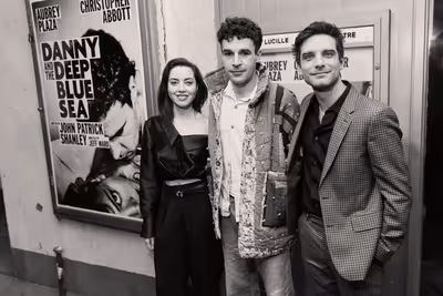 Aubrey Plaza, Christopher Abbott and Jeff Ward Photo
