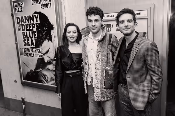 Aubrey Plaza, Christopher Abbott and Jeff Ward Photo