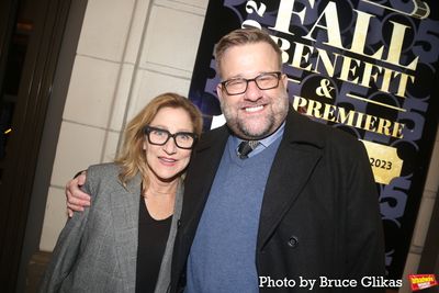 Edie Falco and Stephen Wallem Photo