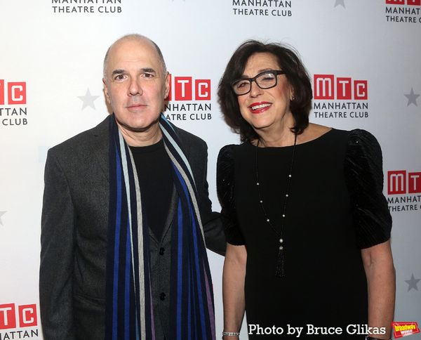 David Auburn and MTC Artistic Director Lynne Meadow Photo