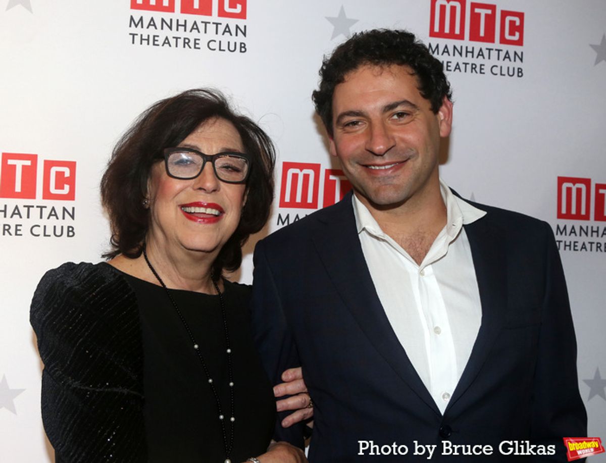 MTC Artistic Director Lynne Meadow  and Jonathan Shechtman at 