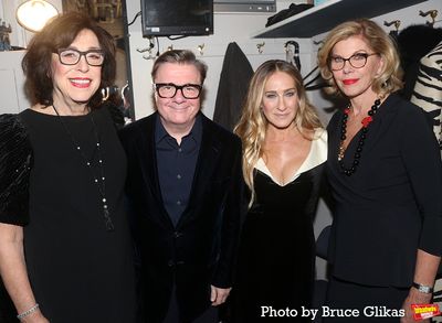 MTC Artistic Director Lynne Meadow, Nathan Lane, Sarah Jessica Parker and Christine B Photo