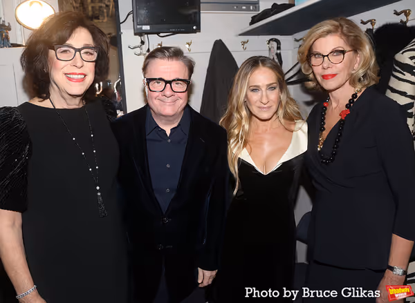 MTC Artistic Director Lynne Meadow, Nathan Lane, Sarah Jessica Parker and Christine B Photo