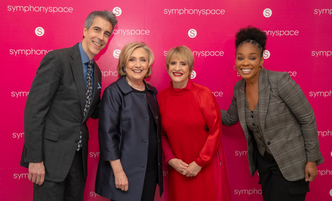 Photos: Patti LuPone Joins Hillary Clinton for Live Taping of YOU AND ME BOTH Podcast at Symphony Space  Image