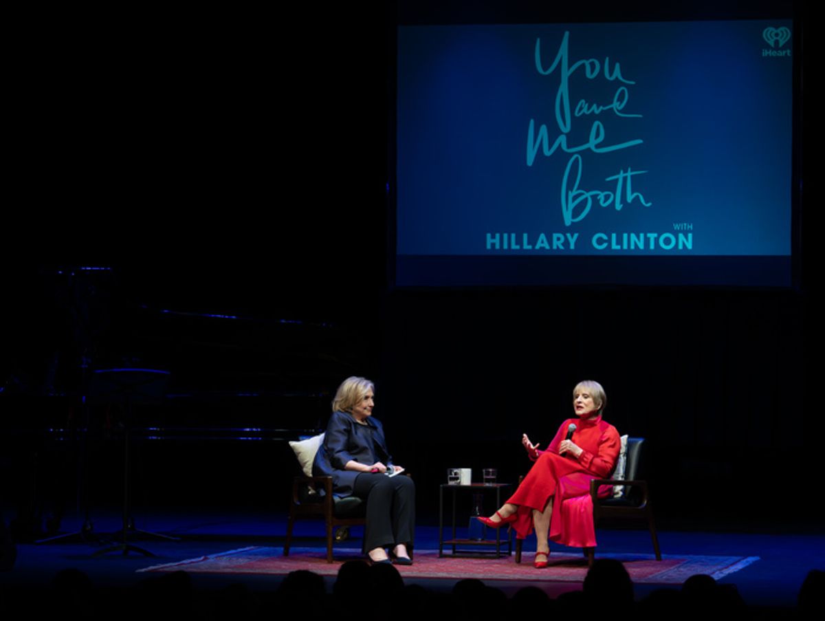 Hillary Clinton, Patti LuPone at 