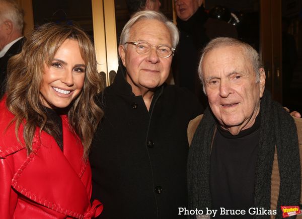 Keltie Knight, Walter Bobbie and John Kander Photo