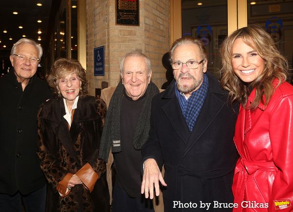 Walter Bobbie, Fran Weissler, John Kander, Barry Weissler  and Keltie Knight Photo