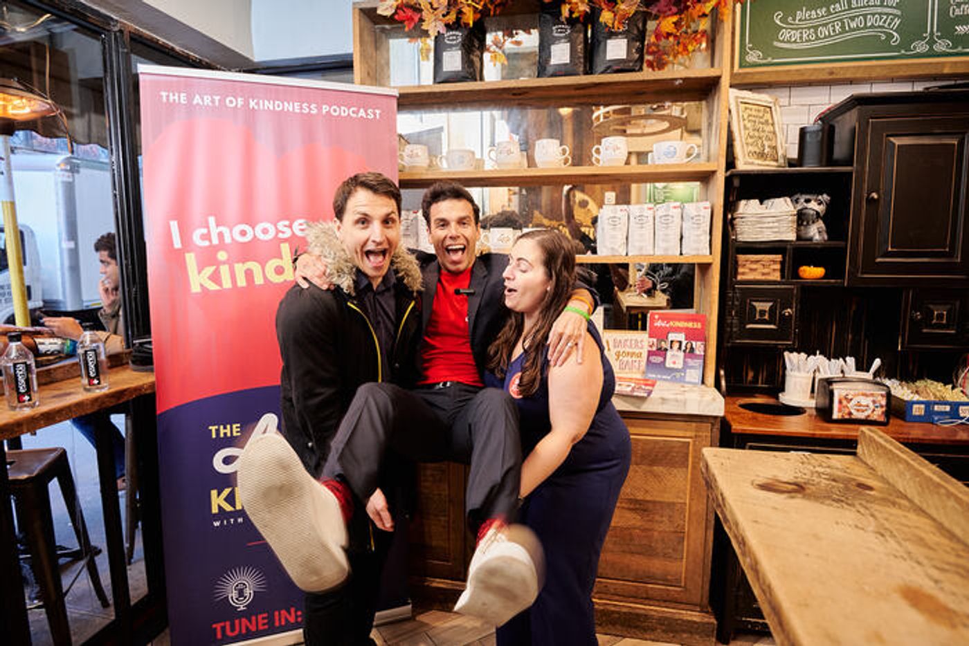 Photos: Broadway Stars Celebrate The Art Of Kindness Podcast 100th Episode at Schmackary's  Image