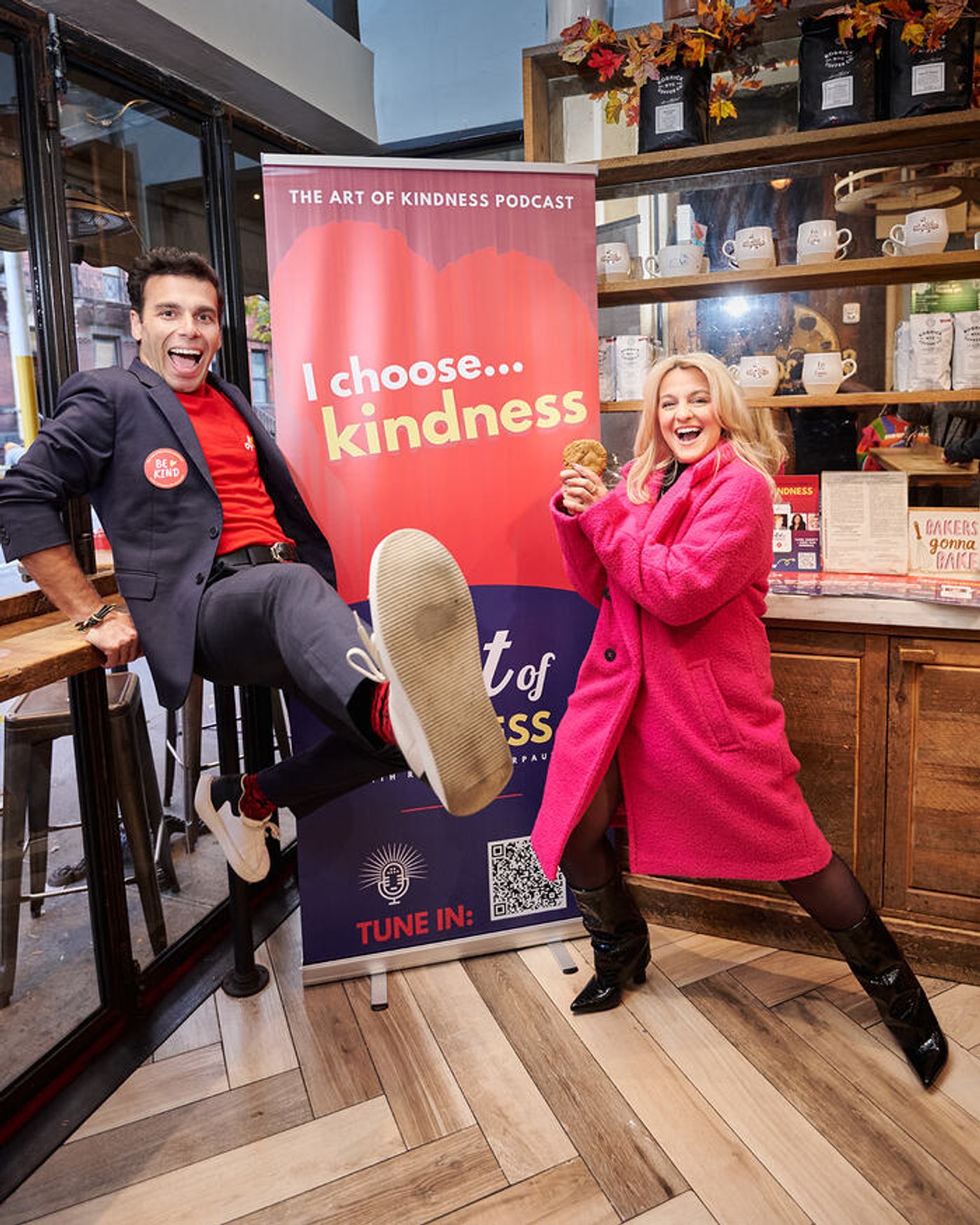 Photos: Broadway Stars Celebrate The Art Of Kindness Podcast 100th Episode at Schmackary's  Image