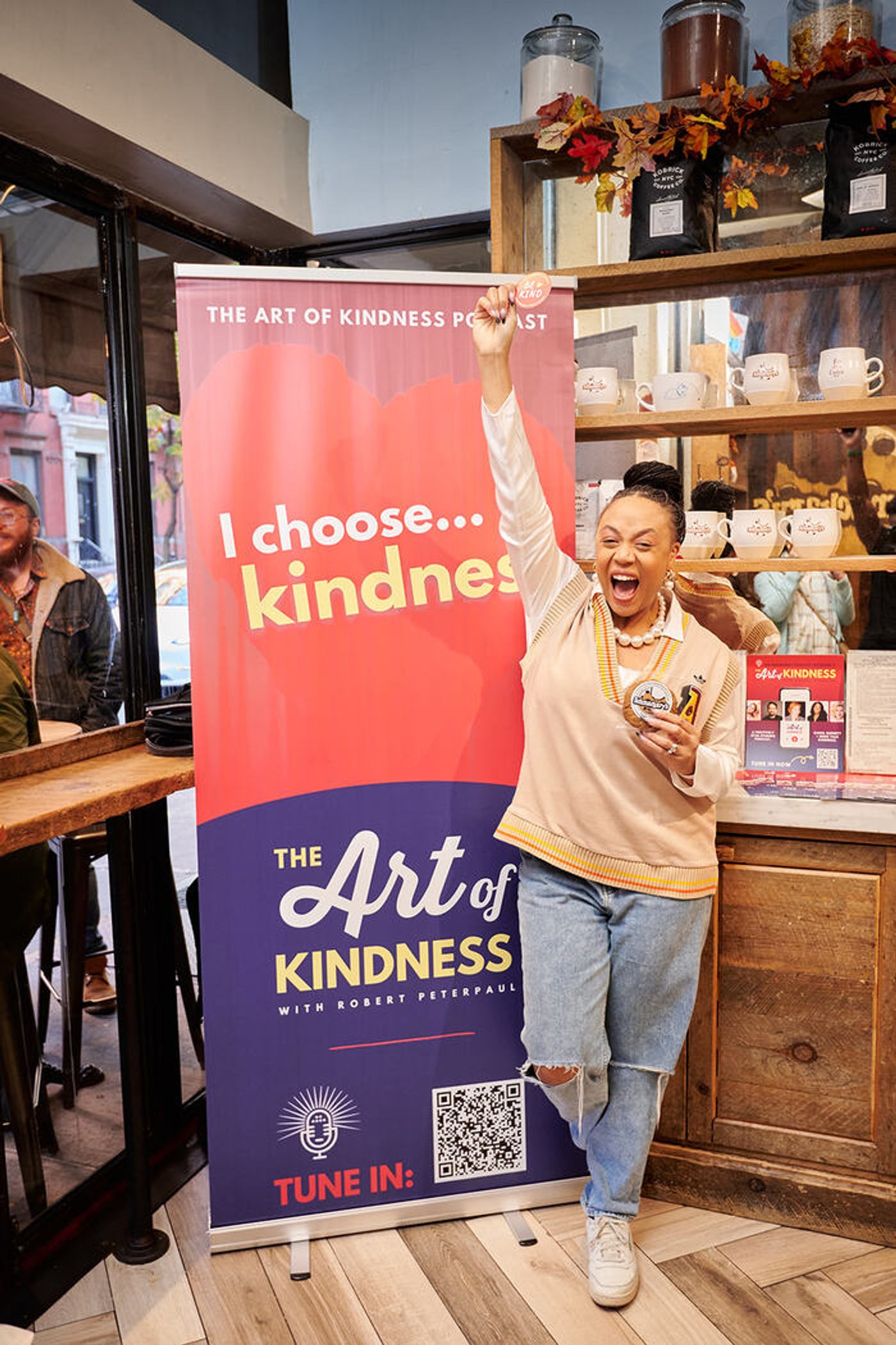 Photos: Broadway Stars Celebrate The Art Of Kindness Podcast 100th Episode at Schmackary's  Image