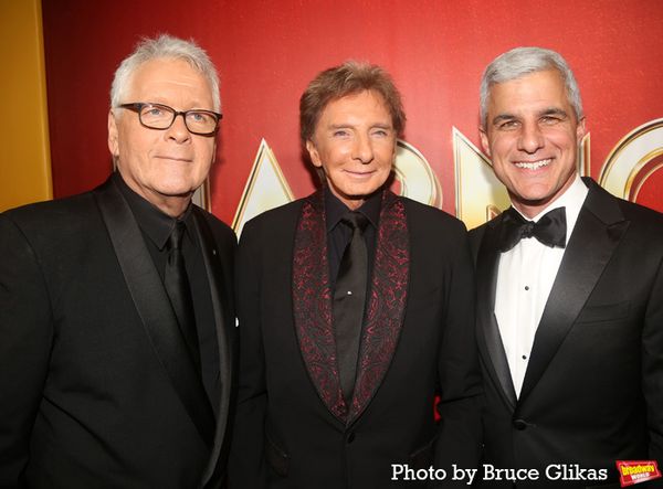 Bruce Sussman, Barry Manilow and Ken Davenport  Photo