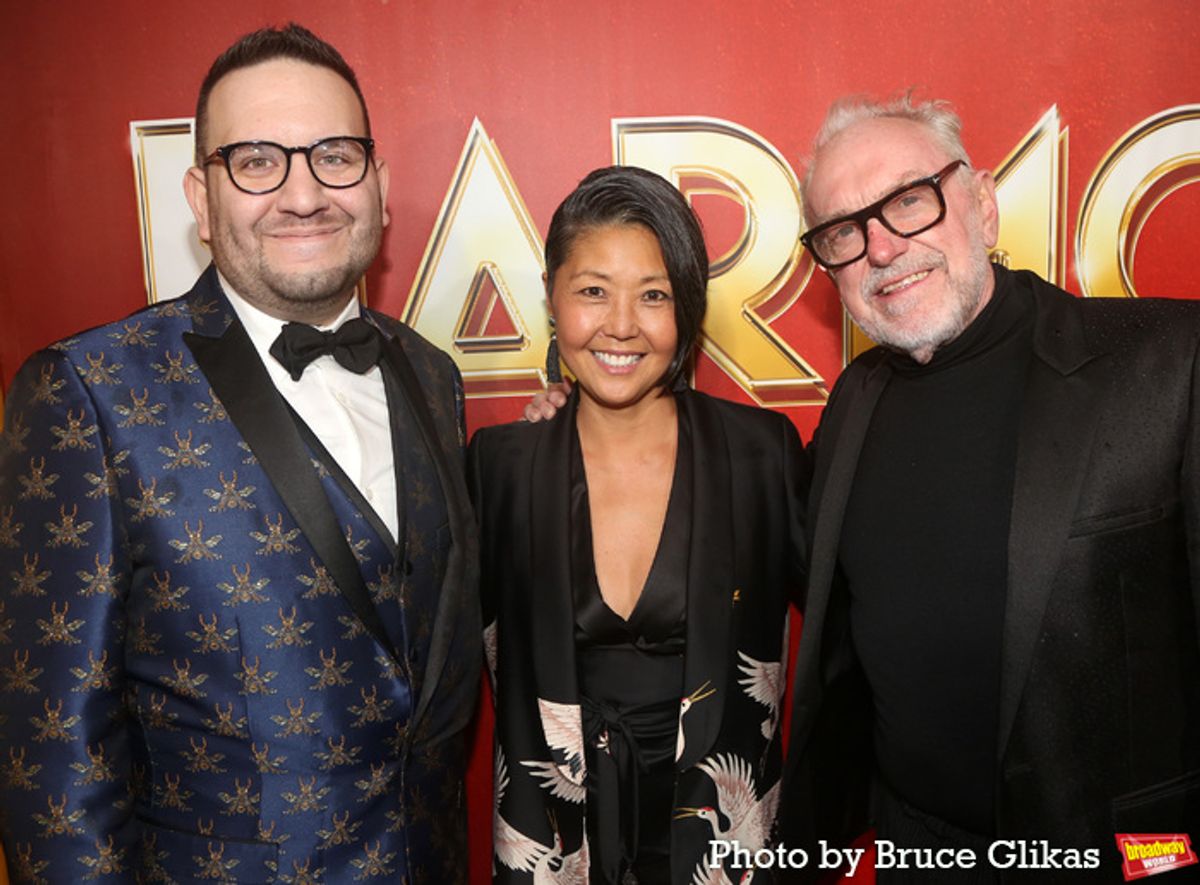 Costume Designers Ricky Lurie & Linda Cho with Hair & Wig Designer Tom Watson at 