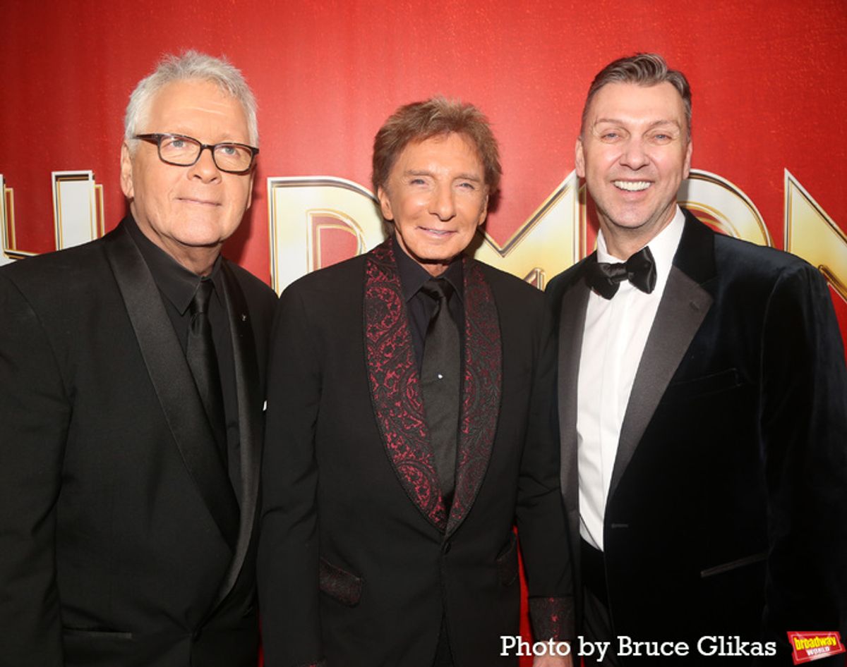 Bruce Sussman, Barry Manilow and Warren Carlyle at 