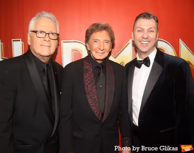 Bruce Sussman, Barry Manilow and Warren Carlyle Photo