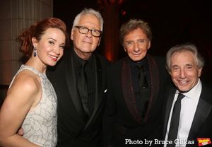 Sierra Boggess, Bruce Sussman, Barry Manilow and Chip Zien Photo