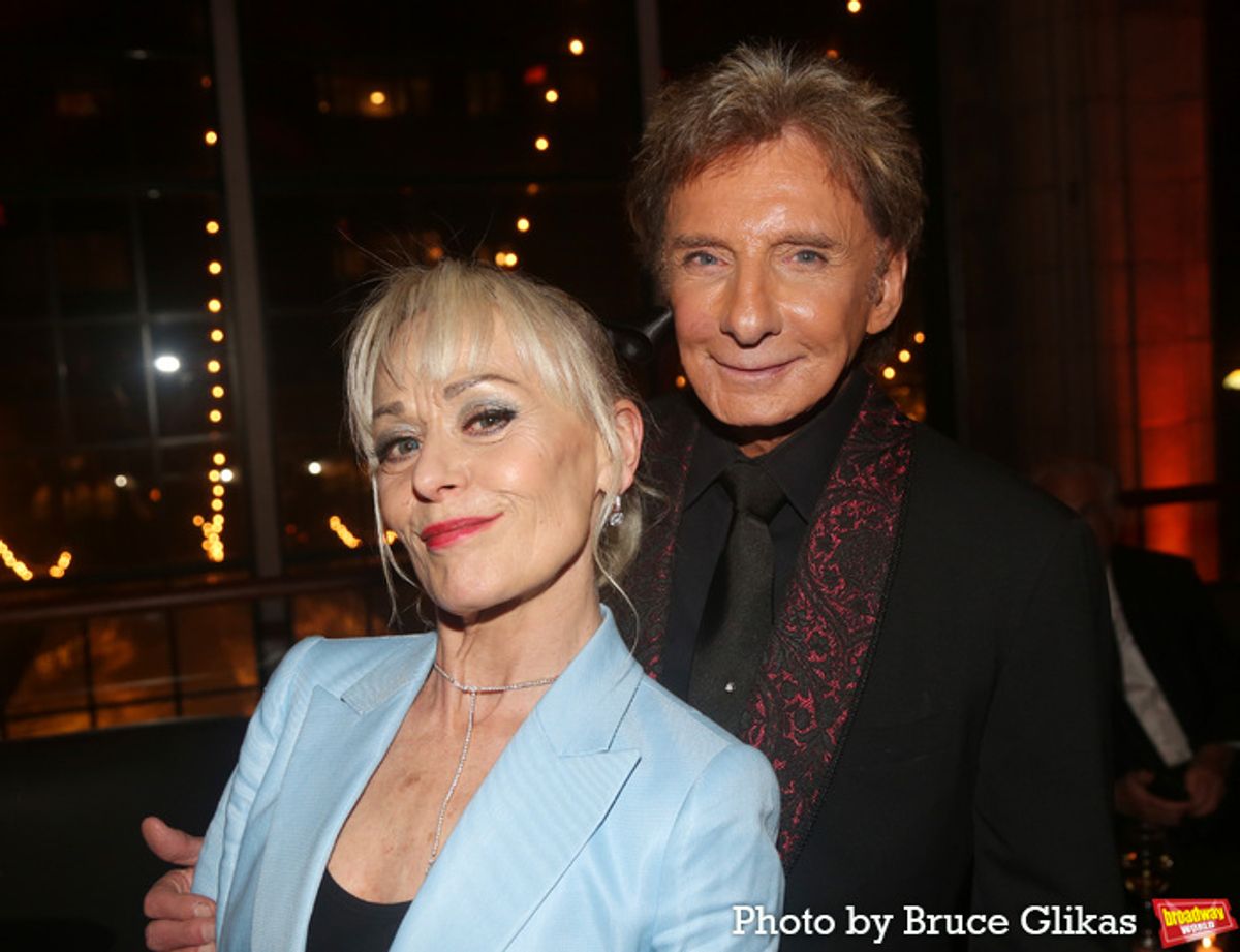 Tracie Bennett and Barry Manilow at 