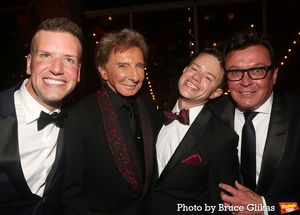 Tom D'Angora, Barry Manilow, Michael D'Angora and Garry Kief Photo