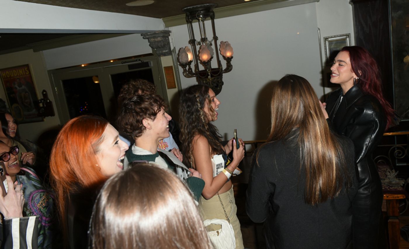 Photos: Dua Lipa Welcomes Fans to World-Famous Houdini Estate in Los Angeles to Celebrate New Single  Image