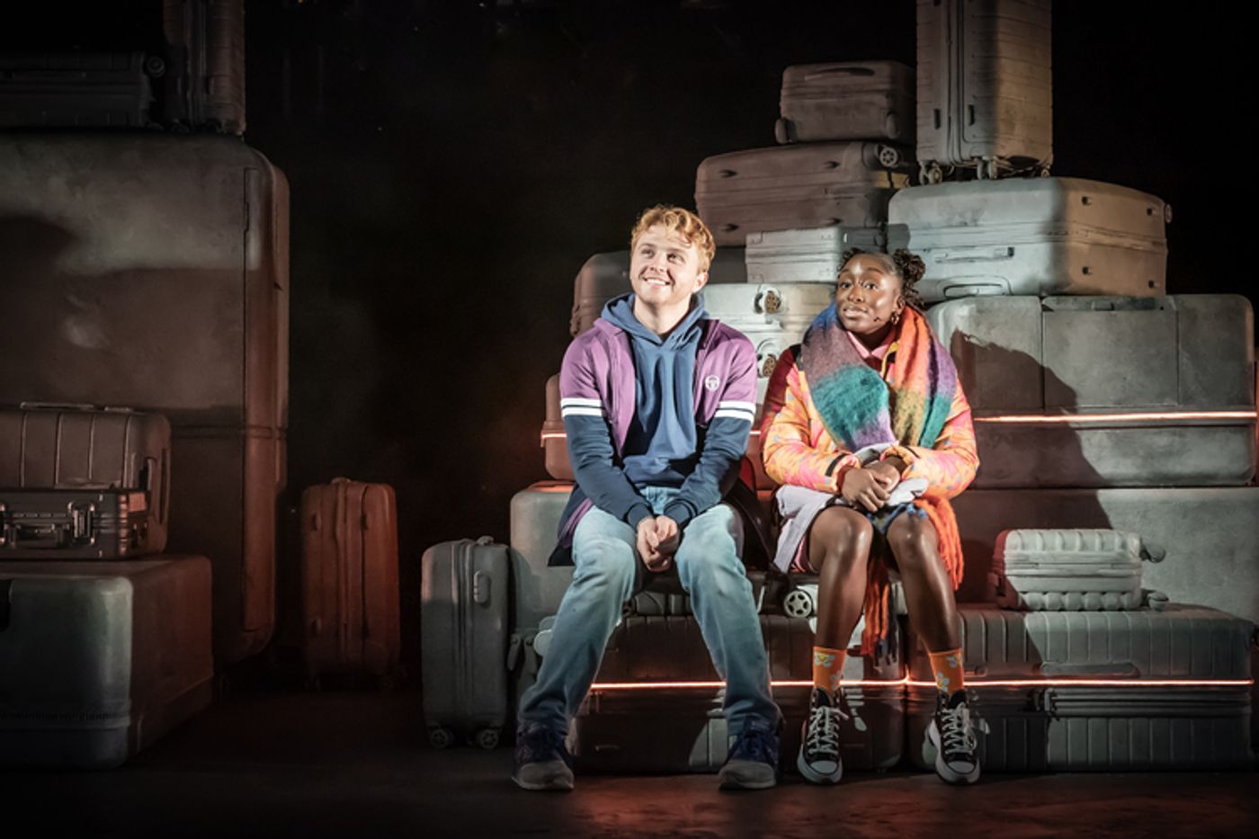 Interview: 'You Sing Because Speech Does Not Convey What You're Feeling': Actors Sam Tutty and Dujonna Gift on TWO STRANGERS (CARRY A CAKE ACROSS NEW YORK)  Image