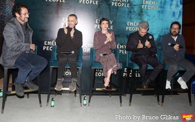 Tony Kushner, Jeremy Strong, Amy Herzog, Michael Imperioli and Sam Gold  Photo