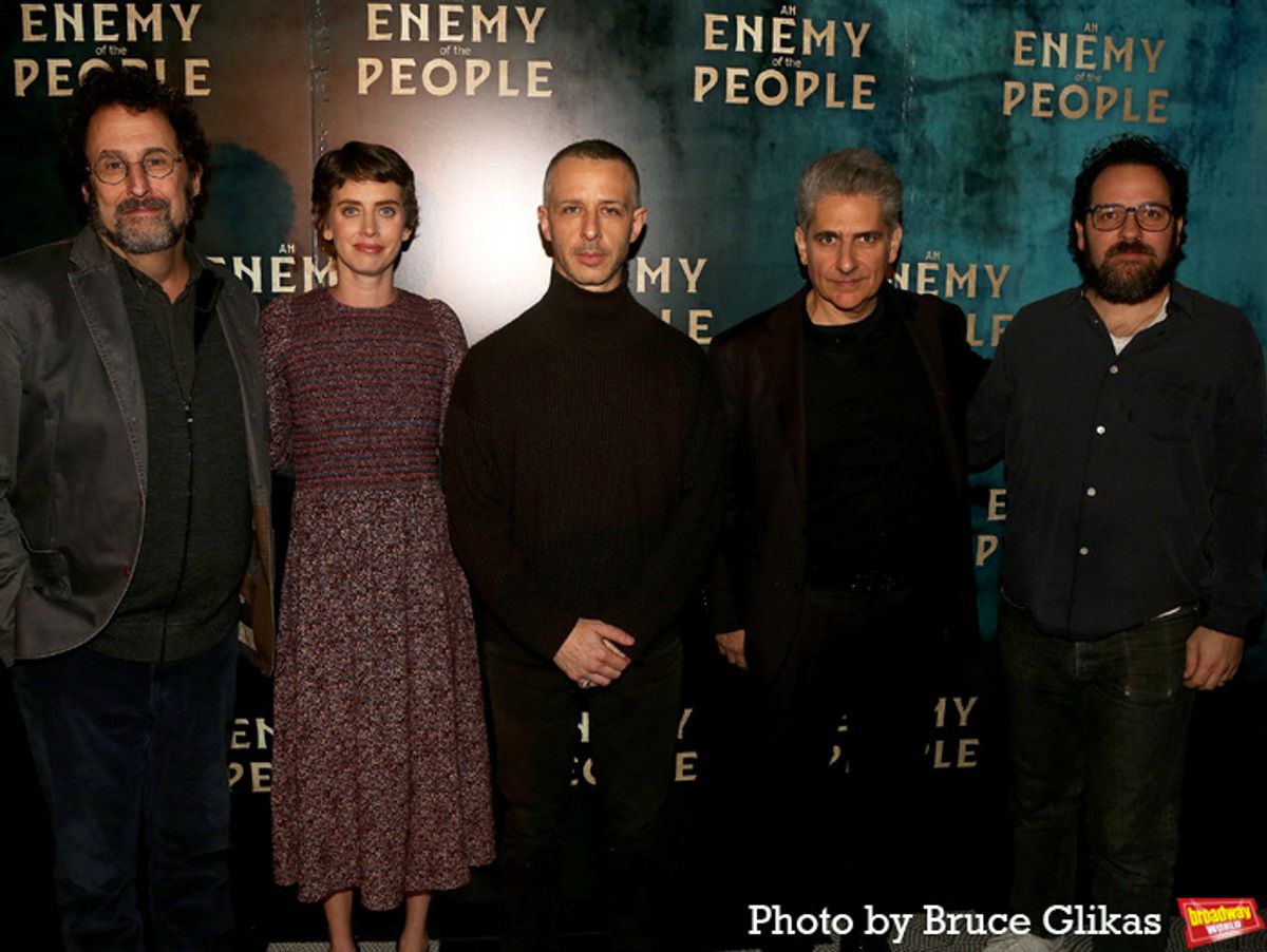 Tony Kushner, Amy Herzog, Jeremy Strong, Michael Imperioli and Sam Gold  at 