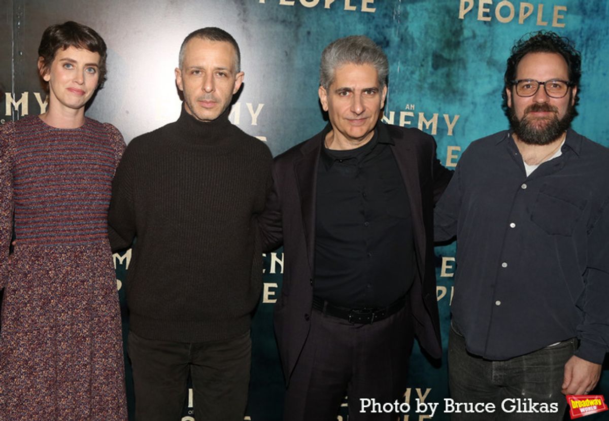 Amy Herzog, Jeremy Strong, Michael Imperioli and Sam Gold at 