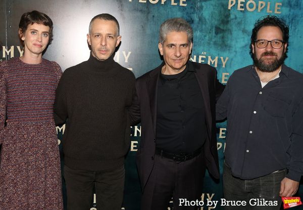 Amy Herzog, Jeremy Strong, Michael Imperioli and Sam Gold Photo