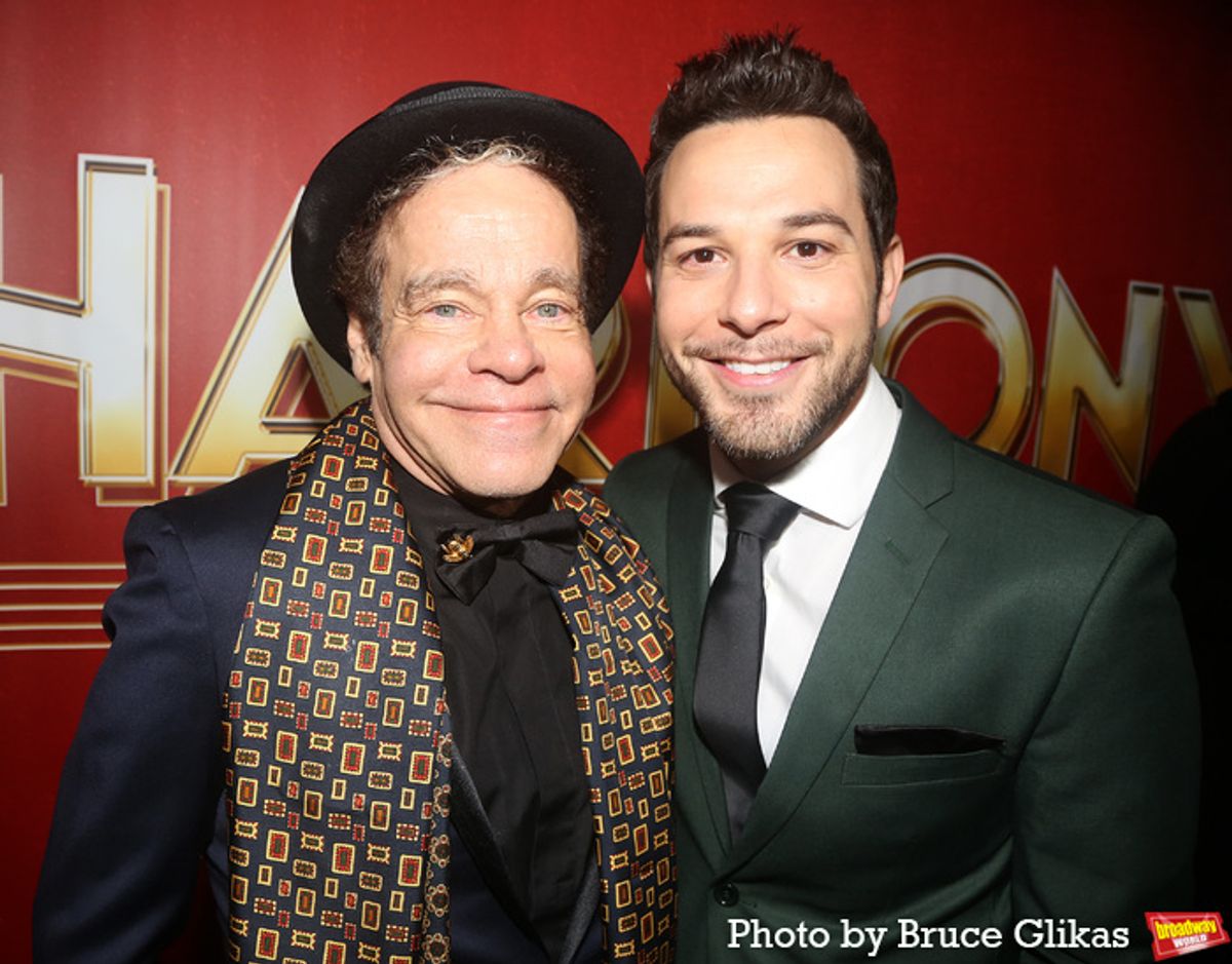 Steven Sater and Skylar Astin at 