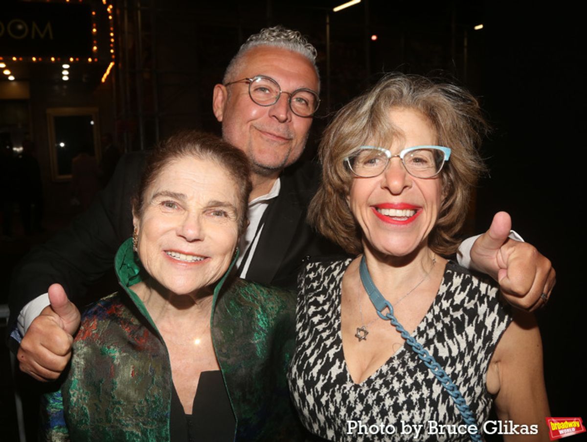 Tovah Feldshuh, Rick Miramontez and Jackie Hoffman at 