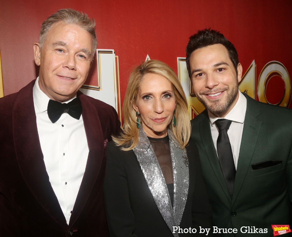 Spencer Garrett, Dana Bash and Skylar Astin at 
