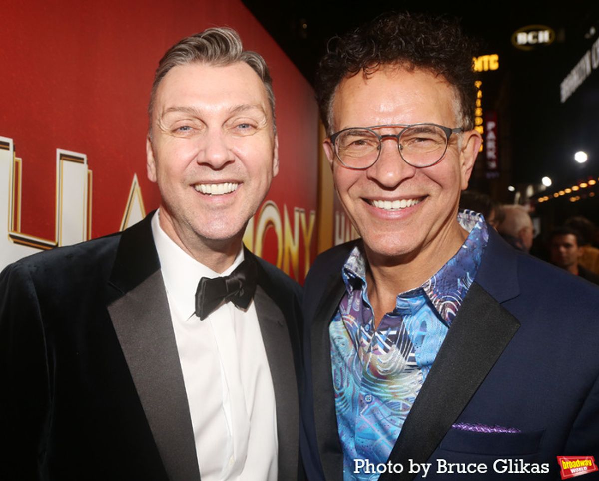 Warren Carlyle and Brian Stokes Mitchell at 