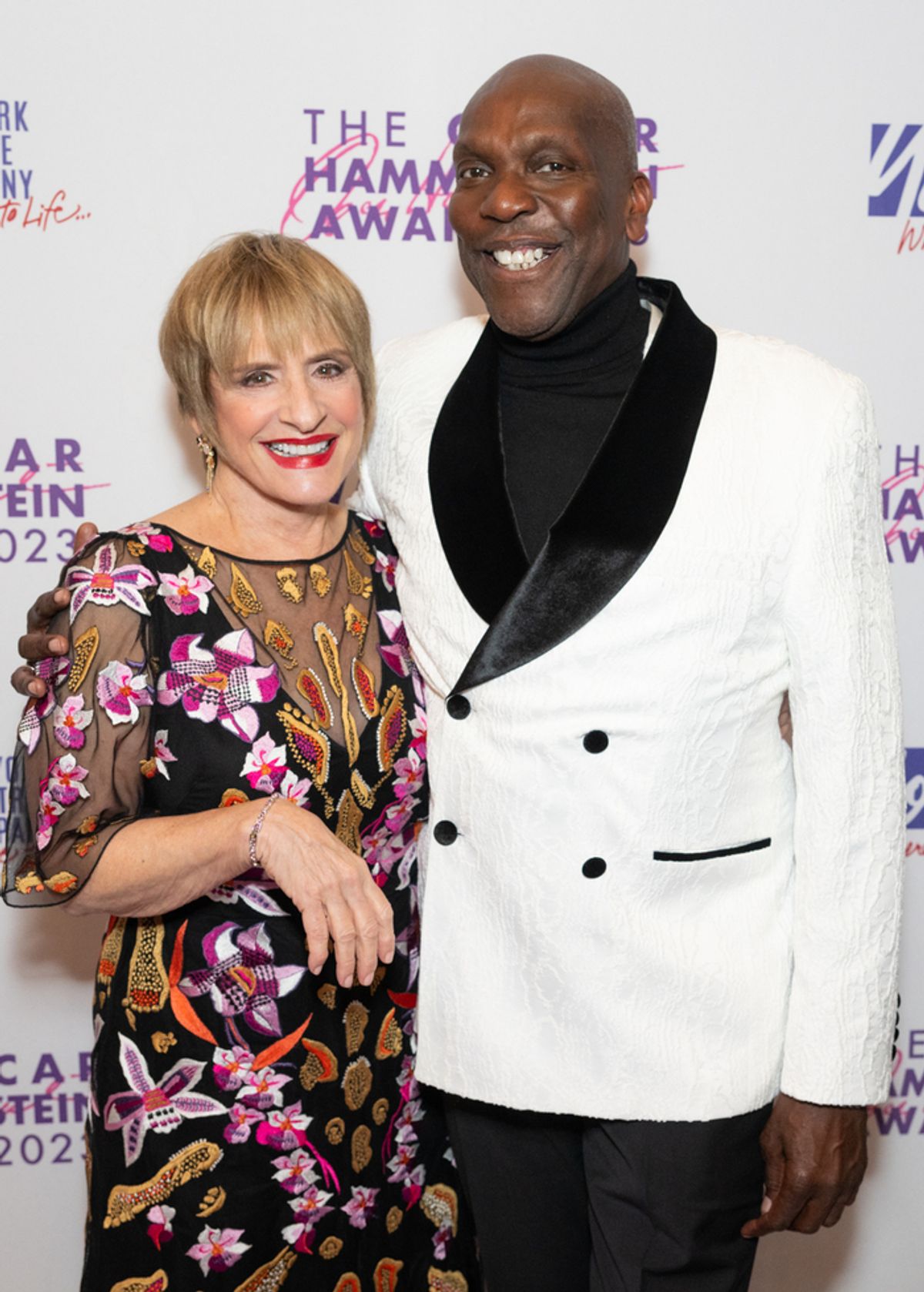 Patti LuPone and Gerry McIntyre
 at 