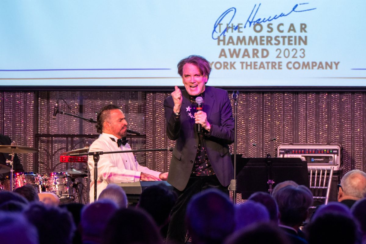 Jono Manielli and Charles Busch
 at 