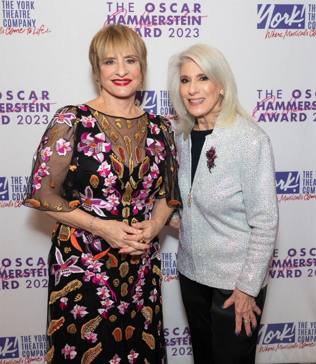 Patti LuPone and Jamie DeRoy
 at 