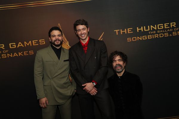 Josh Andres Rivera, Tom Blyth, Peter Dinklage Photo