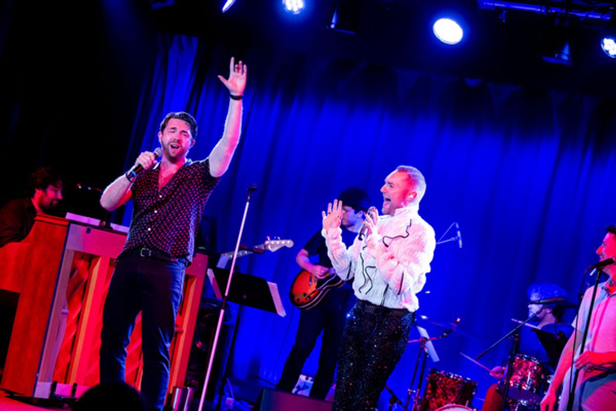 Serge Clivio and Drew Arisco performing Sex On Fire  (photo Michael Hull) at 