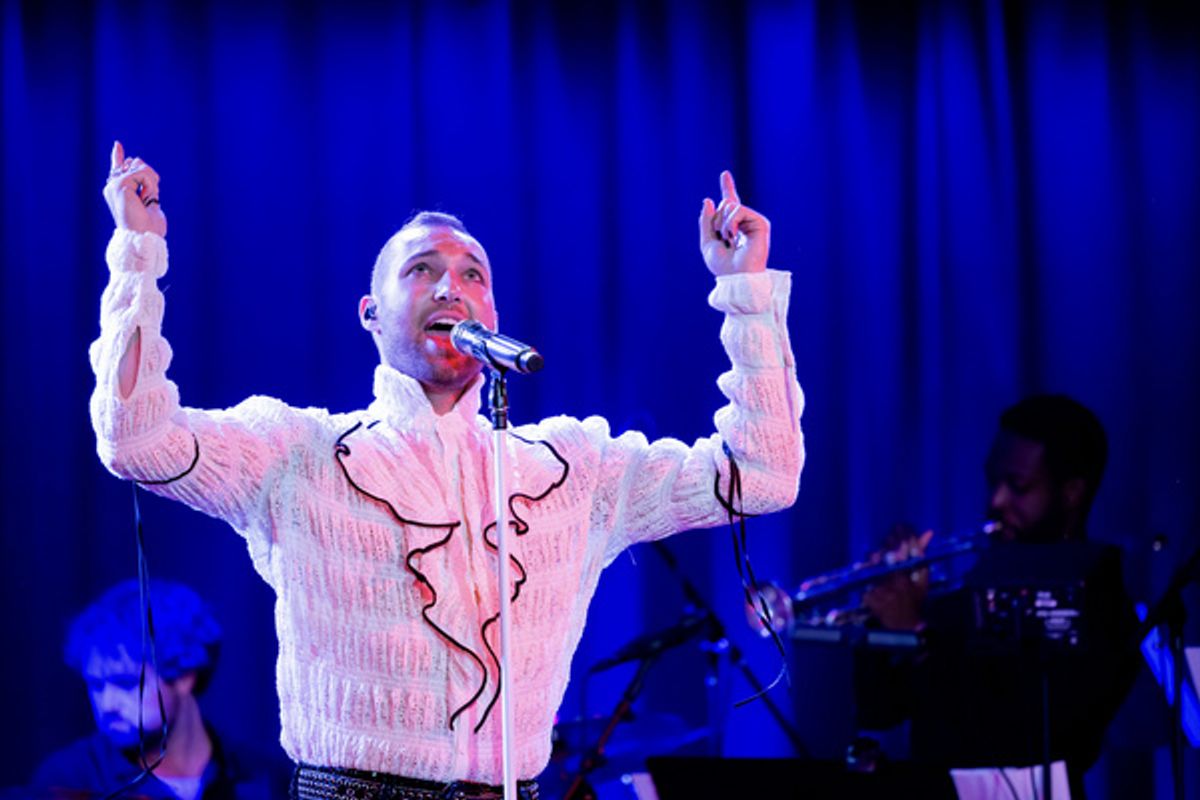 Serge Clivio performing Waiting On You (Show Me Your Love)  (photo Michael Hull) at 