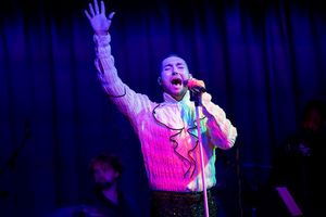 Serge Clivio performing I Still Haven''t Found What I''m Looking For  (photo Michael  Photo