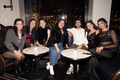 Serge Clivio and family at the post-show reception  (photo Michael Hull) Photo